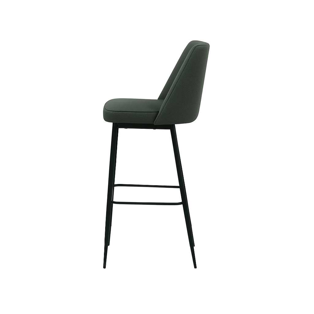 Scaun bar piele ALBASTRA | model SOLO