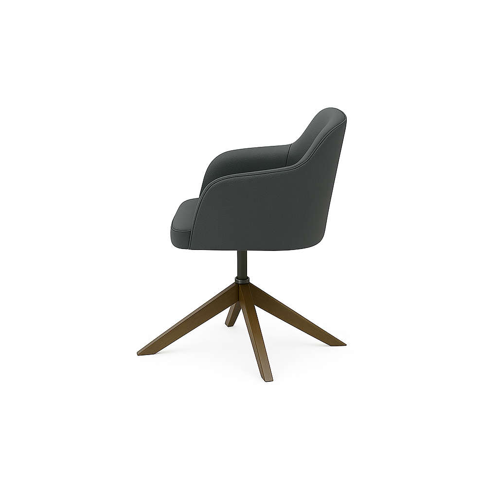 Scaun piele ALBASTRA | model ROBI